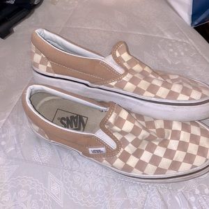 Vans checkerboard shoes
